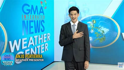 Anjo Pertierra: new heartthrob weather presenter of Unang Hirit.